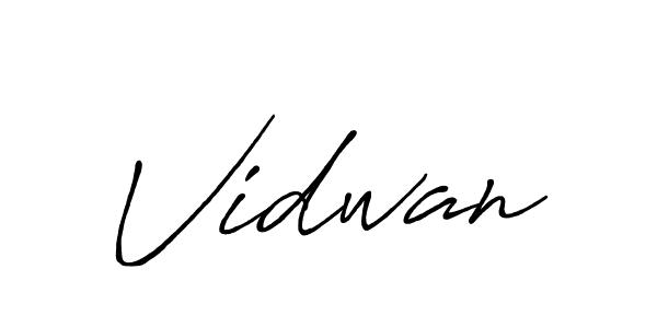 Vidwan stylish signature style. Best Handwritten Sign (Antro_Vectra_Bolder) for my name. Handwritten Signature Collection Ideas for my name Vidwan. Vidwan signature style 7 images and pictures png