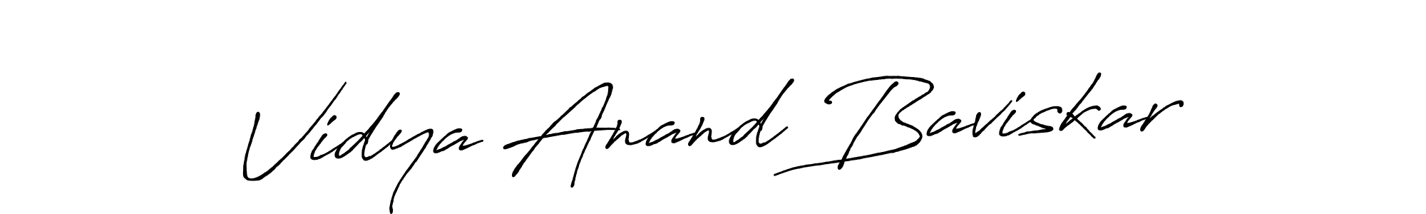 How to Draw Vidya Anand Baviskar signature style? Antro_Vectra_Bolder is a latest design signature styles for name Vidya Anand Baviskar. Vidya Anand Baviskar signature style 7 images and pictures png