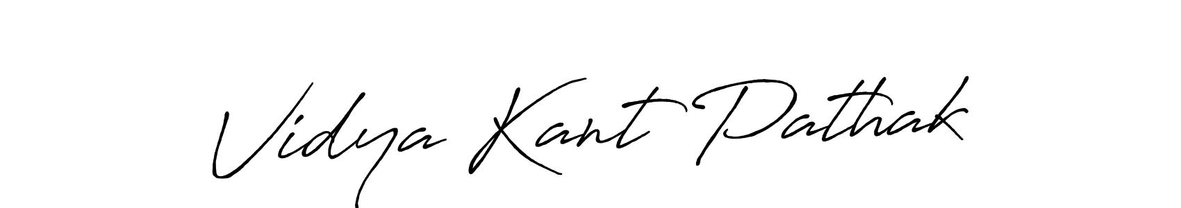 if you are searching for the best signature style for your name Vidya Kant Pathak. so please give up your signature search. here we have designed multiple signature styles  using Antro_Vectra_Bolder. Vidya Kant Pathak signature style 7 images and pictures png