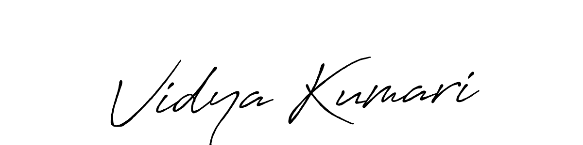 Once you've used our free online signature maker to create your best signature Antro_Vectra_Bolder style, it's time to enjoy all of the benefits that Vidya Kumari name signing documents. Vidya Kumari signature style 7 images and pictures png