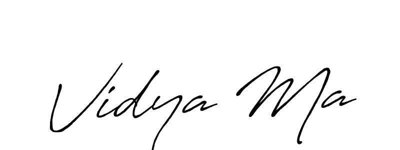Here are the top 10 professional signature styles for the name Vidya Ma. These are the best autograph styles you can use for your name. Vidya Ma signature style 7 images and pictures png