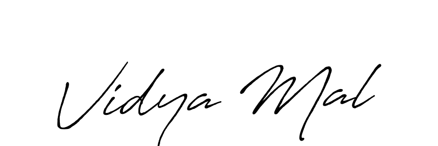 Also You can easily find your signature by using the search form. We will create Vidya Mal name handwritten signature images for you free of cost using Antro_Vectra_Bolder sign style. Vidya Mal signature style 7 images and pictures png