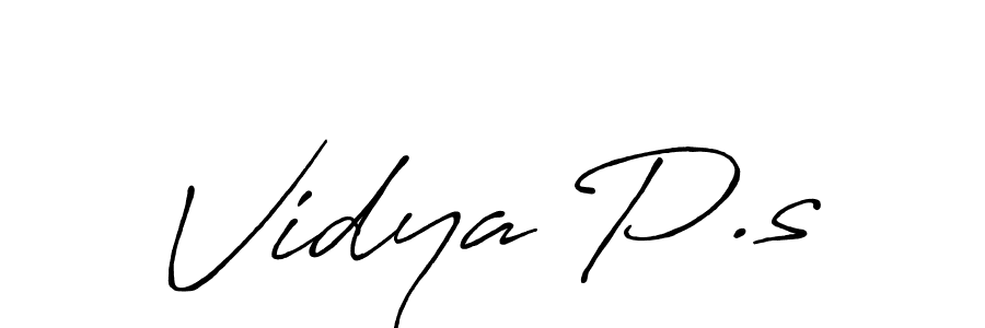 See photos of Vidya P.s official signature by Spectra . Check more albums & portfolios. Read reviews & check more about Antro_Vectra_Bolder font. Vidya P.s signature style 7 images and pictures png