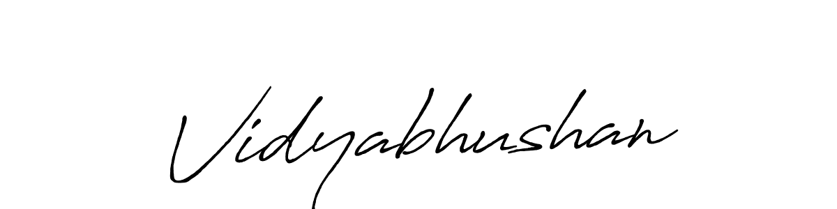 Also You can easily find your signature by using the search form. We will create Vidyabhushan name handwritten signature images for you free of cost using Antro_Vectra_Bolder sign style. Vidyabhushan signature style 7 images and pictures png