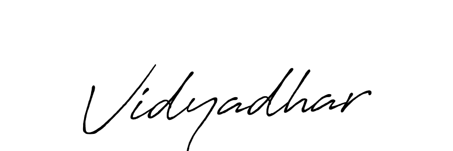 Vidyadhar stylish signature style. Best Handwritten Sign (Antro_Vectra_Bolder) for my name. Handwritten Signature Collection Ideas for my name Vidyadhar. Vidyadhar signature style 7 images and pictures png