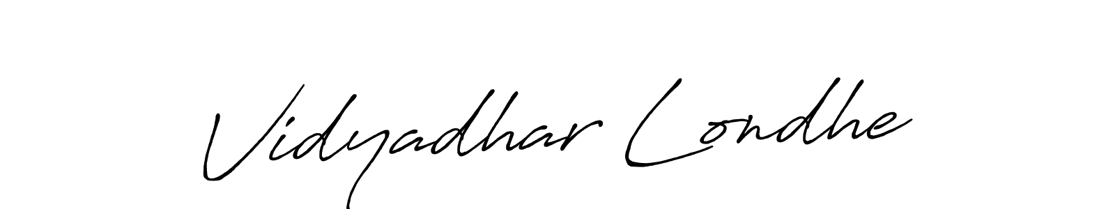 Similarly Antro_Vectra_Bolder is the best handwritten signature design. Signature creator online .You can use it as an online autograph creator for name Vidyadhar Londhe. Vidyadhar Londhe signature style 7 images and pictures png