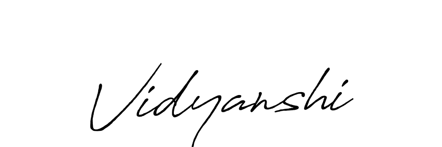 Best and Professional Signature Style for Vidyanshi. Antro_Vectra_Bolder Best Signature Style Collection. Vidyanshi signature style 7 images and pictures png