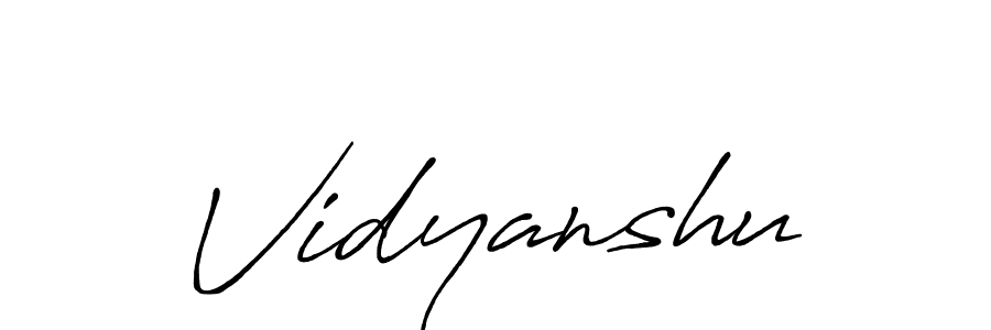 The best way (Antro_Vectra_Bolder) to make a short signature is to pick only two or three words in your name. The name Vidyanshu include a total of six letters. For converting this name. Vidyanshu signature style 7 images and pictures png