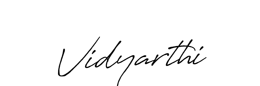 How to make Vidyarthi signature? Antro_Vectra_Bolder is a professional autograph style. Create handwritten signature for Vidyarthi name. Vidyarthi signature style 7 images and pictures png