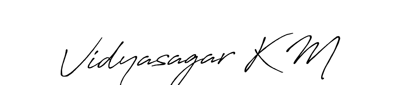 This is the best signature style for the Vidyasagar K M name. Also you like these signature font (Antro_Vectra_Bolder). Mix name signature. Vidyasagar K M signature style 7 images and pictures png