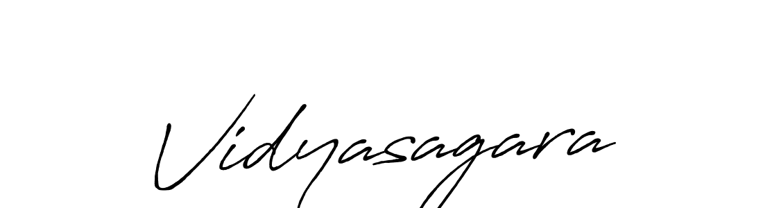 How to make Vidyasagara name signature. Use Antro_Vectra_Bolder style for creating short signs online. This is the latest handwritten sign. Vidyasagara signature style 7 images and pictures png