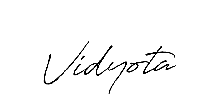 Also we have Vidyota name is the best signature style. Create professional handwritten signature collection using Antro_Vectra_Bolder autograph style. Vidyota signature style 7 images and pictures png