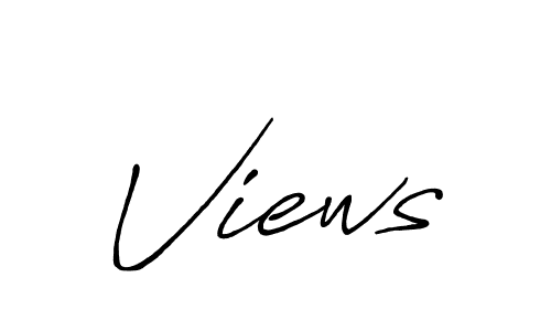 How to Draw Views signature style? Antro_Vectra_Bolder is a latest design signature styles for name Views. Views signature style 7 images and pictures png