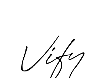 Make a short Vify signature style. Manage your documents anywhere anytime using Antro_Vectra_Bolder. Create and add eSignatures, submit forms, share and send files easily. Vify signature style 7 images and pictures png