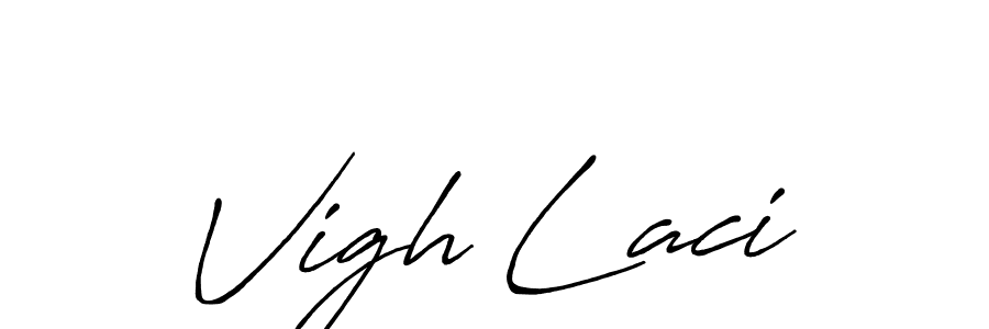 Antro_Vectra_Bolder is a professional signature style that is perfect for those who want to add a touch of class to their signature. It is also a great choice for those who want to make their signature more unique. Get Vigh Laci name to fancy signature for free. Vigh Laci signature style 7 images and pictures png