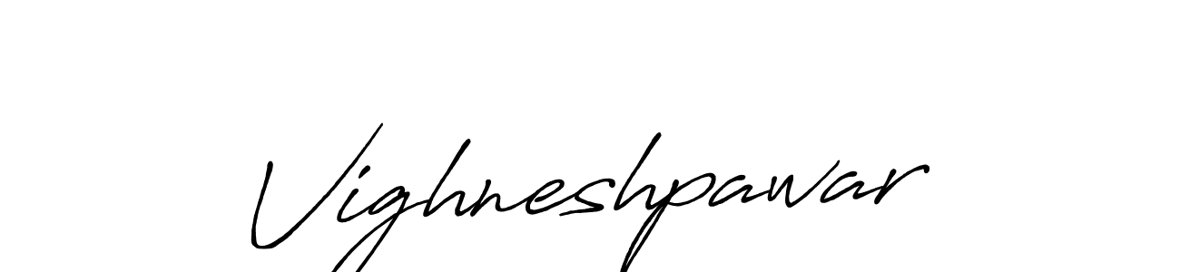 Vighneshpawar stylish signature style. Best Handwritten Sign (Antro_Vectra_Bolder) for my name. Handwritten Signature Collection Ideas for my name Vighneshpawar. Vighneshpawar signature style 7 images and pictures png