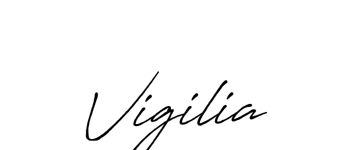 Also we have Vigilia name is the best signature style. Create professional handwritten signature collection using Antro_Vectra_Bolder autograph style. Vigilia signature style 7 images and pictures png