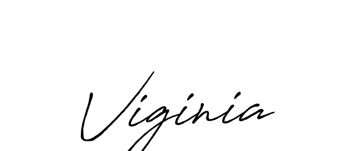 How to make Viginia name signature. Use Antro_Vectra_Bolder style for creating short signs online. This is the latest handwritten sign. Viginia signature style 7 images and pictures png