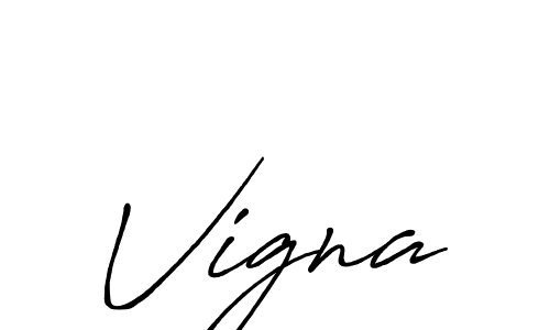 The best way (Antro_Vectra_Bolder) to make a short signature is to pick only two or three words in your name. The name Vigna include a total of six letters. For converting this name. Vigna signature style 7 images and pictures png