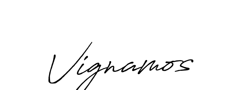 Once you've used our free online signature maker to create your best signature Antro_Vectra_Bolder style, it's time to enjoy all of the benefits that Vignamos name signing documents. Vignamos signature style 7 images and pictures png