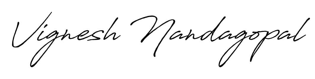 Here are the top professional signature styles for the name Vignesh Nandagopal. These are the best autograph styles you can use for your name. Vignesh Nandagopal signature style 7 images and pictures png