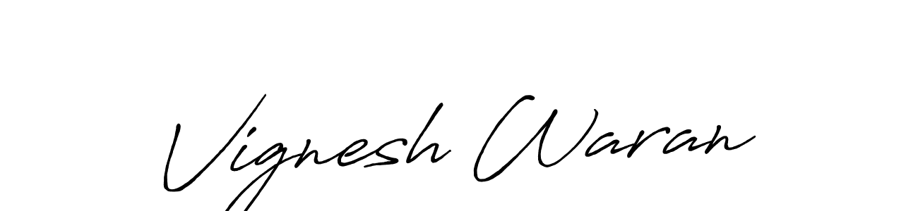 You can use this online signature creator to create a handwritten signature for the name Vignesh Waran. This is the best online autograph maker. Vignesh Waran signature style 7 images and pictures png