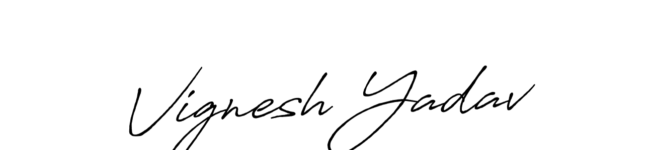 You can use this online signature creator to create a handwritten signature for the name Vignesh Yadav. This is the best online autograph maker. Vignesh Yadav signature style 7 images and pictures png
