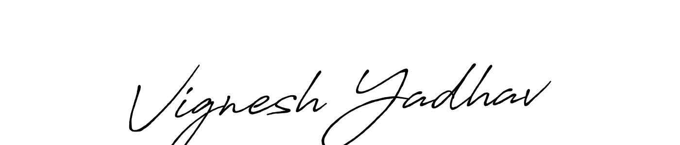 This is the best signature style for the Vignesh Yadhav name. Also you like these signature font (Antro_Vectra_Bolder). Mix name signature. Vignesh Yadhav signature style 7 images and pictures png