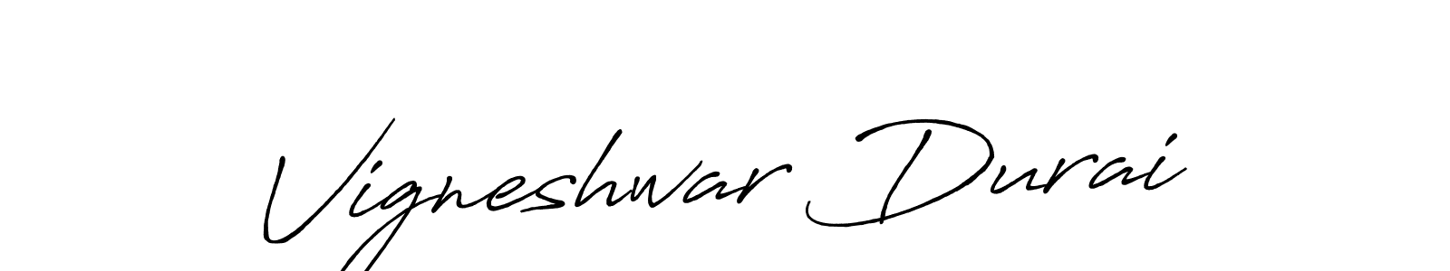 You should practise on your own different ways (Antro_Vectra_Bolder) to write your name (Vigneshwar Durai) in signature. don't let someone else do it for you. Vigneshwar Durai signature style 7 images and pictures png
