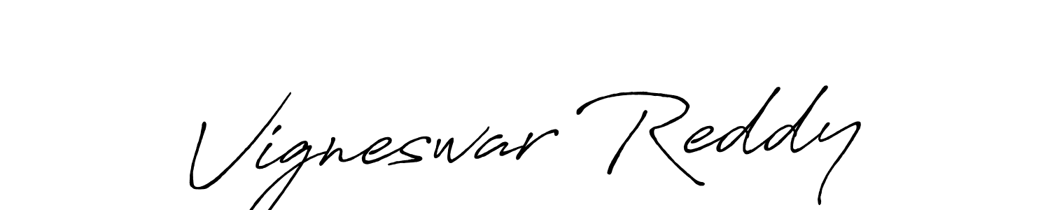 How to Draw Vigneswar Reddy signature style? Antro_Vectra_Bolder is a latest design signature styles for name Vigneswar Reddy. Vigneswar Reddy signature style 7 images and pictures png