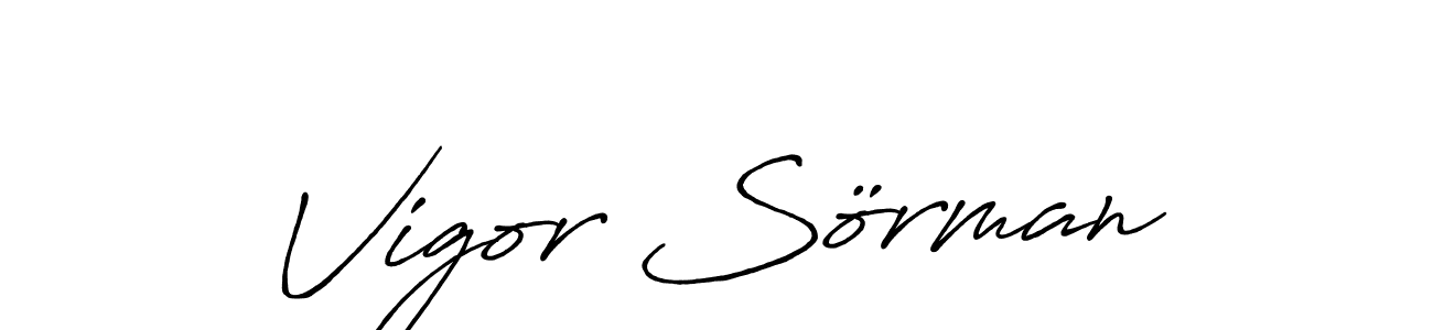 It looks lik you need a new signature style for name Vigor Sörman. Design unique handwritten (Antro_Vectra_Bolder) signature with our free signature maker in just a few clicks. Vigor Sörman signature style 7 images and pictures png