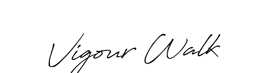 This is the best signature style for the Vigour Walk name. Also you like these signature font (Antro_Vectra_Bolder). Mix name signature. Vigour Walk signature style 7 images and pictures png