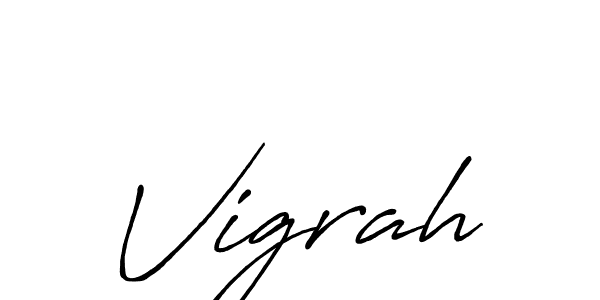 Make a beautiful signature design for name Vigrah. Use this online signature maker to create a handwritten signature for free. Vigrah signature style 7 images and pictures png