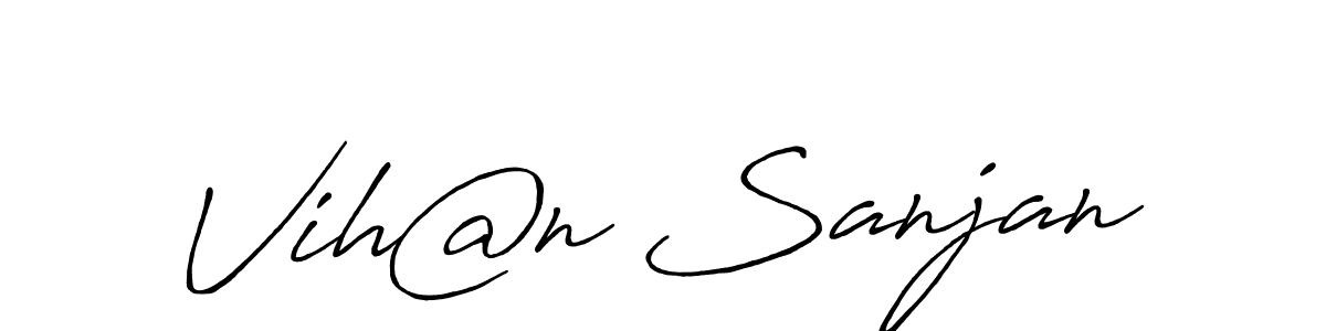 You can use this online signature creator to create a handwritten signature for the name Vih@n Sanjan. This is the best online autograph maker. Vih@n Sanjan signature style 7 images and pictures png