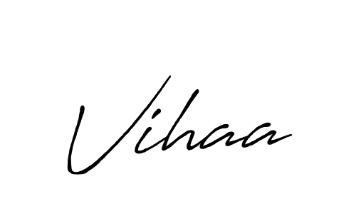 You can use this online signature creator to create a handwritten signature for the name Vihaa. This is the best online autograph maker. Vihaa signature style 7 images and pictures png