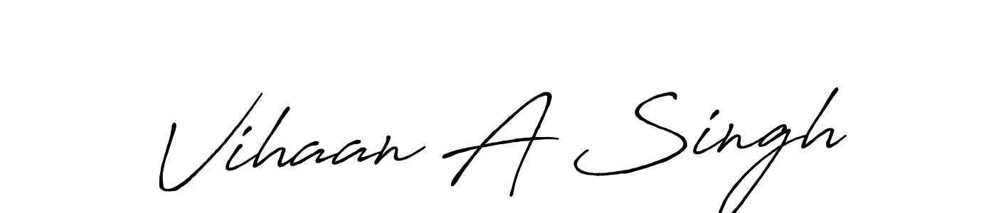 Check out images of Autograph of Vihaan A Singh name. Actor Vihaan A Singh Signature Style. Antro_Vectra_Bolder is a professional sign style online. Vihaan A Singh signature style 7 images and pictures png