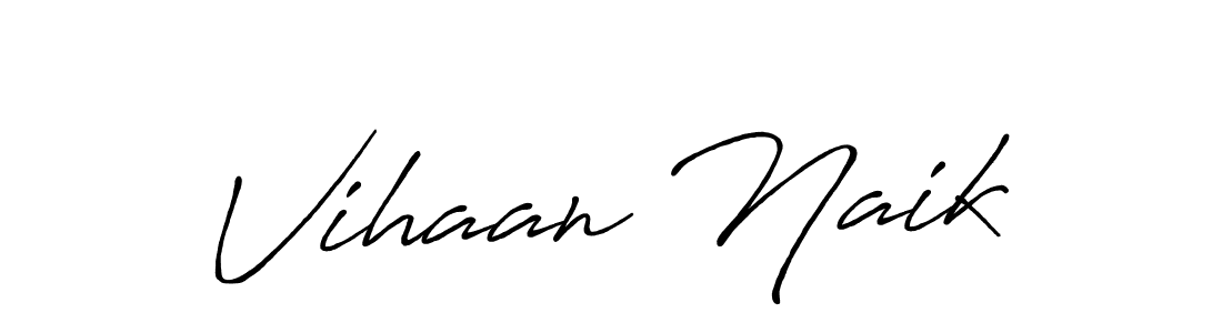 Make a beautiful signature design for name Vihaan Naik. Use this online signature maker to create a handwritten signature for free. Vihaan Naik signature style 7 images and pictures png