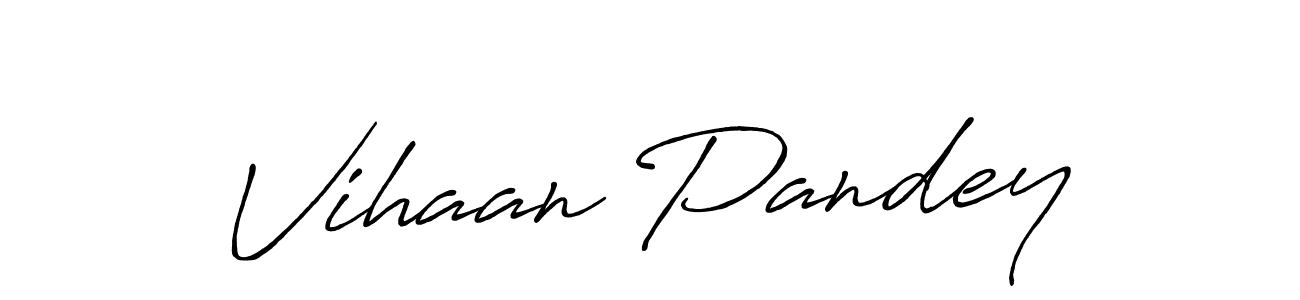 You should practise on your own different ways (Antro_Vectra_Bolder) to write your name (Vihaan Pandey) in signature. don't let someone else do it for you. Vihaan Pandey signature style 7 images and pictures png