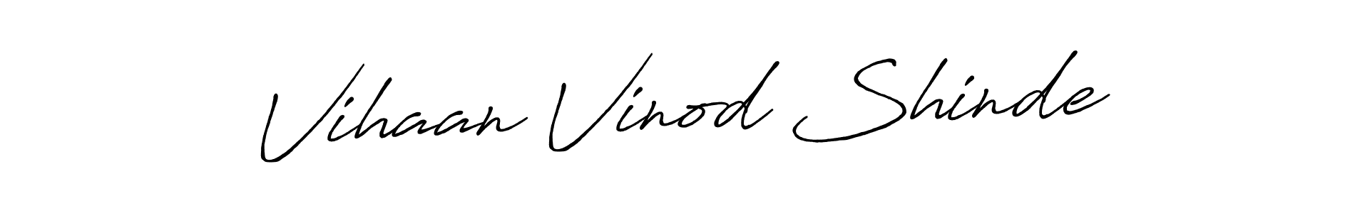 You can use this online signature creator to create a handwritten signature for the name Vihaan Vinod Shinde. This is the best online autograph maker. Vihaan Vinod Shinde signature style 7 images and pictures png