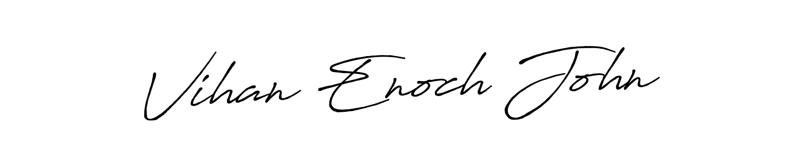 Best and Professional Signature Style for Vihan Enoch John. Antro_Vectra_Bolder Best Signature Style Collection. Vihan Enoch John signature style 7 images and pictures png