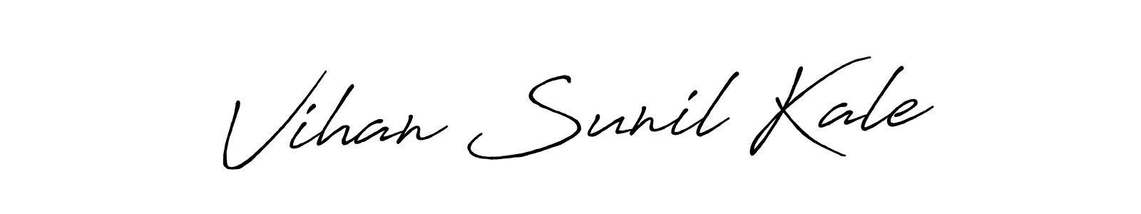 Make a beautiful signature design for name Vihan Sunil Kale. Use this online signature maker to create a handwritten signature for free. Vihan Sunil Kale signature style 7 images and pictures png