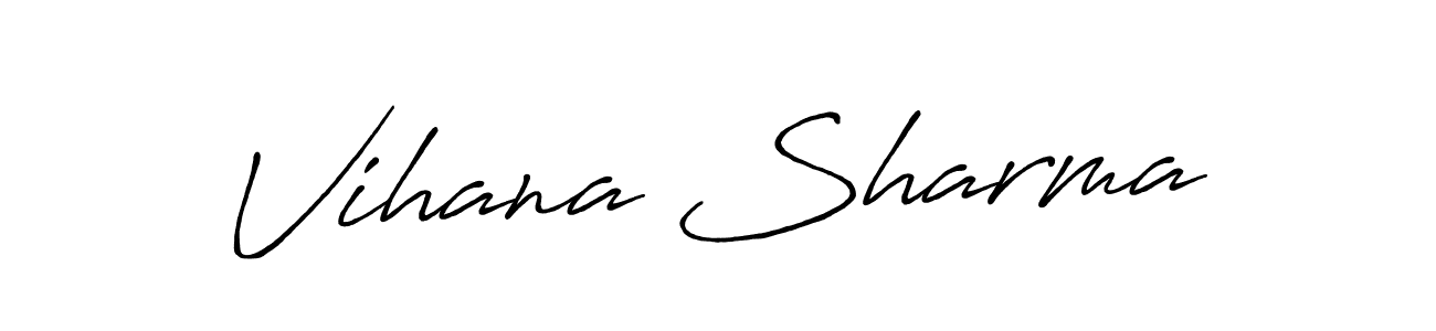 Once you've used our free online signature maker to create your best signature Antro_Vectra_Bolder style, it's time to enjoy all of the benefits that Vihana Sharma name signing documents. Vihana Sharma signature style 7 images and pictures png