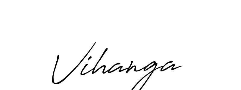 Best and Professional Signature Style for Vihanga . Antro_Vectra_Bolder Best Signature Style Collection. Vihanga  signature style 7 images and pictures png