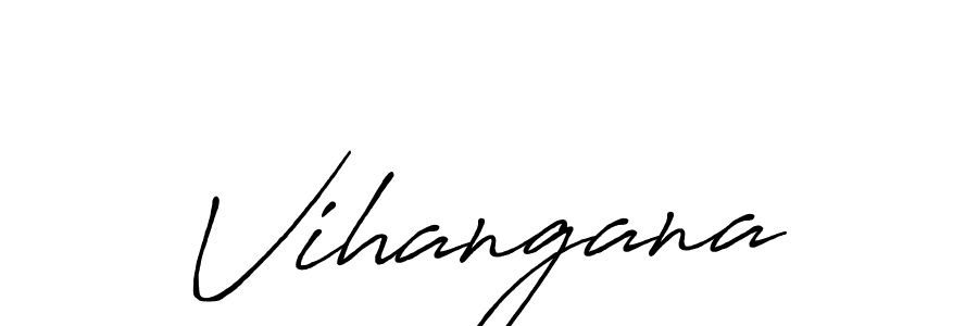 How to make Vihangana signature? Antro_Vectra_Bolder is a professional autograph style. Create handwritten signature for Vihangana name. Vihangana signature style 7 images and pictures png