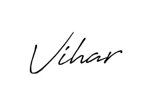 Antro_Vectra_Bolder is a professional signature style that is perfect for those who want to add a touch of class to their signature. It is also a great choice for those who want to make their signature more unique. Get Vihar name to fancy signature for free. Vihar signature style 7 images and pictures png