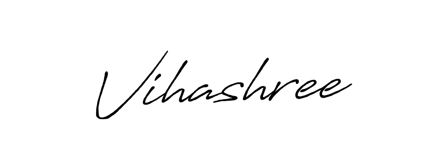 Make a beautiful signature design for name Vihashree. With this signature (Antro_Vectra_Bolder) style, you can create a handwritten signature for free. Vihashree signature style 7 images and pictures png