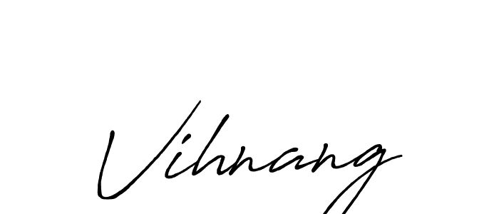 How to Draw Vihnang signature style? Antro_Vectra_Bolder is a latest design signature styles for name Vihnang. Vihnang signature style 7 images and pictures png