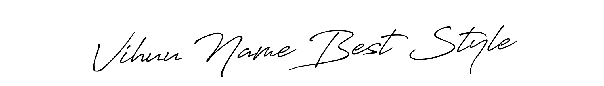 You can use this online signature creator to create a handwritten signature for the name Vihuu Name Best Style. This is the best online autograph maker. Vihuu Name Best Style signature style 7 images and pictures png