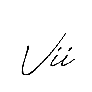 Make a beautiful signature design for name Vii. Use this online signature maker to create a handwritten signature for free. Vii signature style 7 images and pictures png