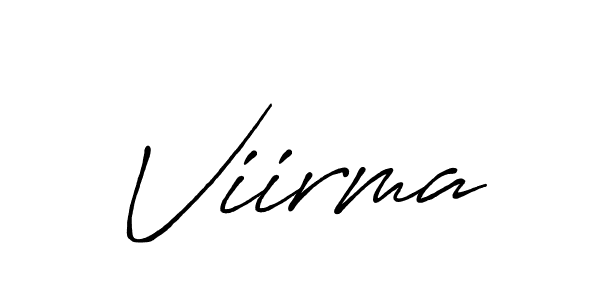 The best way (Antro_Vectra_Bolder) to make a short signature is to pick only two or three words in your name. The name Viirma include a total of six letters. For converting this name. Viirma signature style 7 images and pictures png